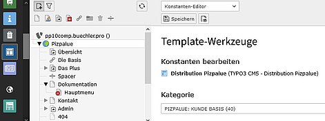 Menü mit Konstant-Editor anpassen